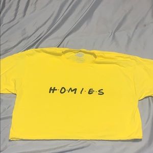 Crop friends inspired shirt